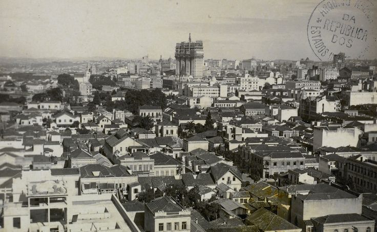 Vista da cidade de São Paulo, 1920