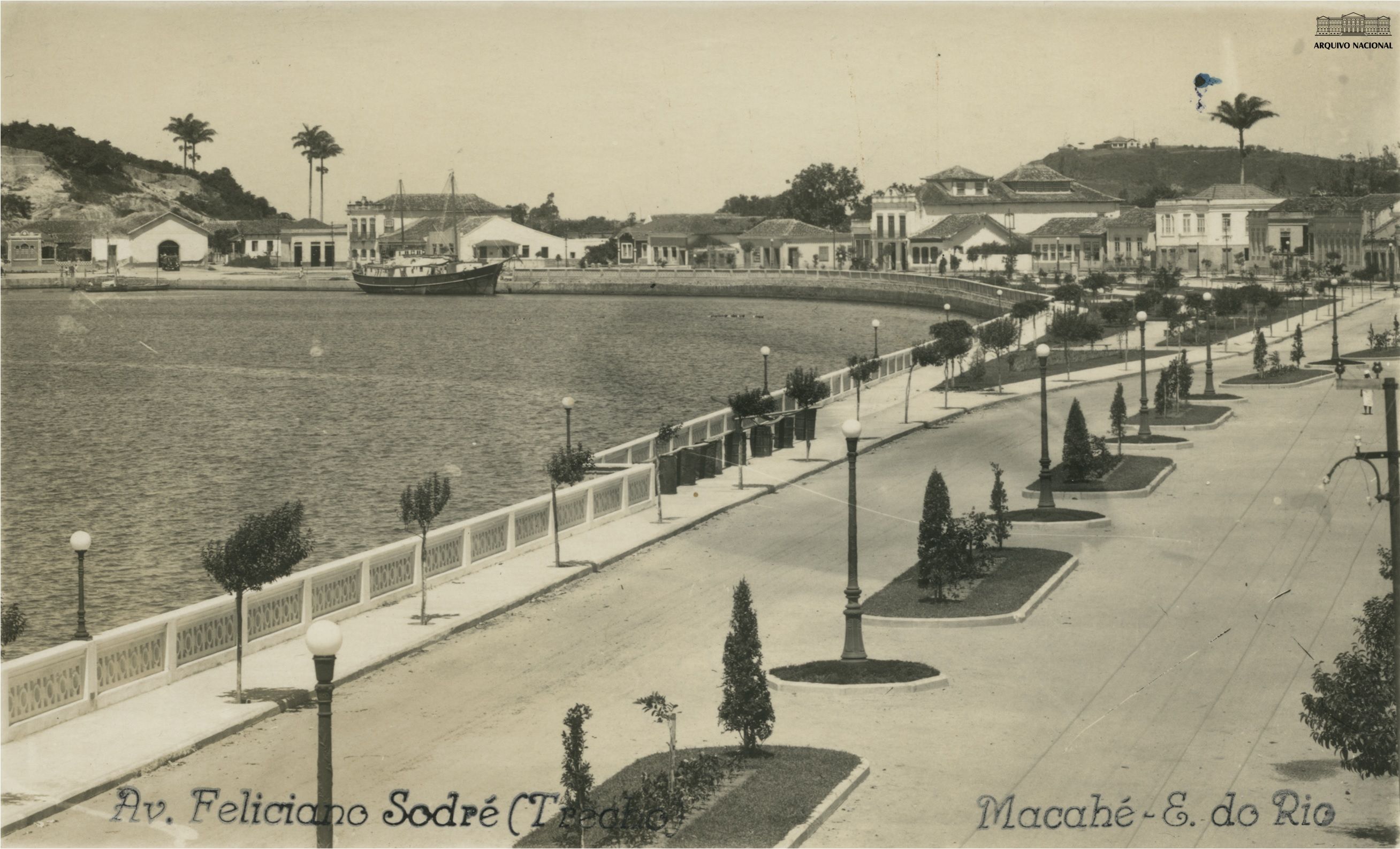 Avenida Feliciano Sodré, Macaé, Rio de Janeiro, s.d. A cidade possuiu mesa de rendas entre 1848 e 1931
