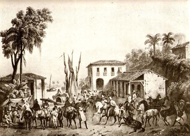  Porto Estrela, Rio de Janeiro, década de 1820, hoje município de Duque de Caxias. 
