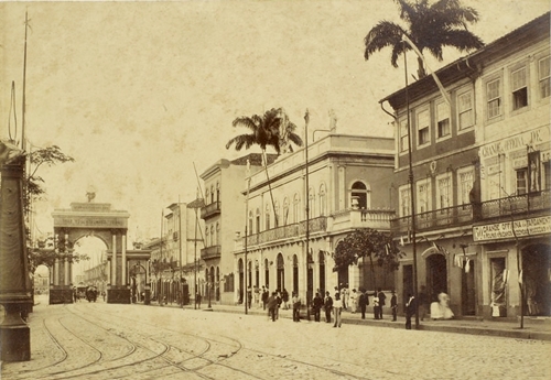 O Palácio do Itamaraty foi sede do Ministério das Relações Exteriores (1898-1970), Rio de Janeiro, século XIX.